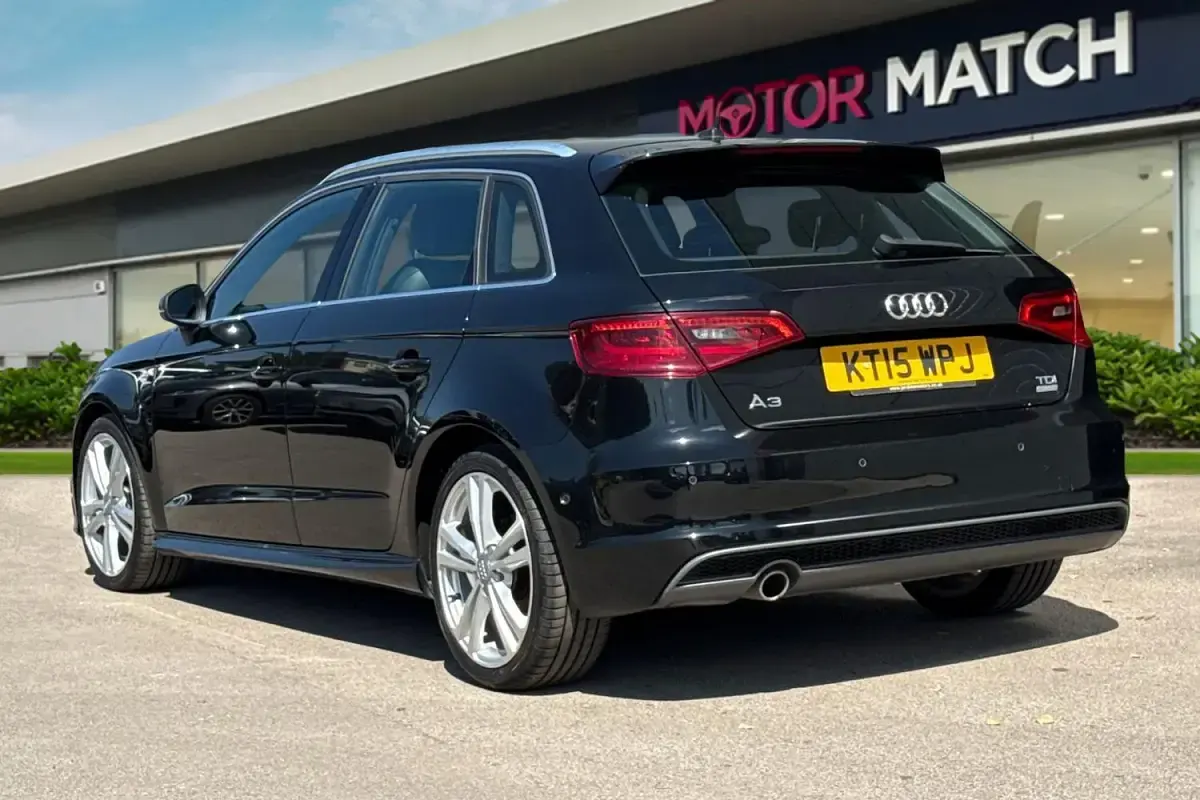 Used Audi A3 Sportback S-Line 2015 Black Hatchback