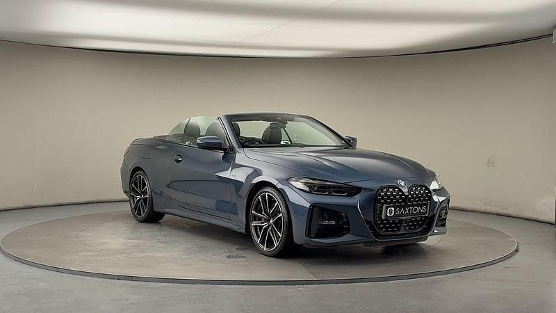 Arctic race blue metallic Used 2023 BMW 420 M Sport Cabriolet | £30,500 (Fair price) - Image 1/4