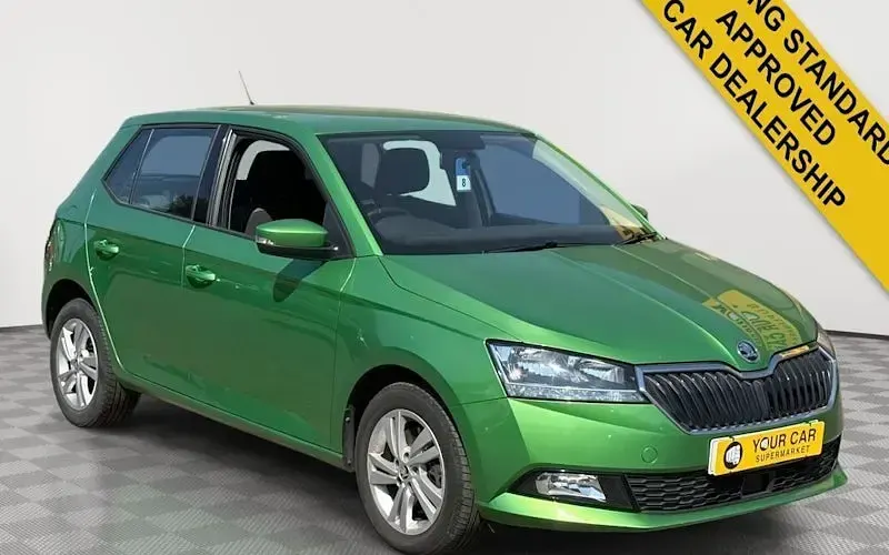 Used Skoda Fabia SE 110 HP (80 kW) 2019 Green Hatchback