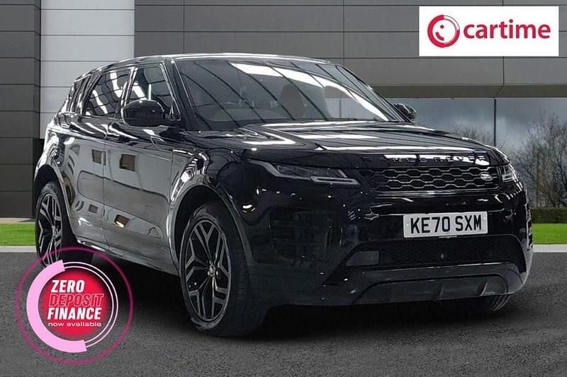Black Used 2020 Land Rover Range Rover evoque SE Dynamic SUV | £26,250 (Fair price) - Image 1/4