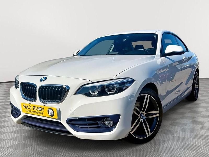 Used BMW 218 Sport Line 136 HP (100 kW) 2018 White Coupe