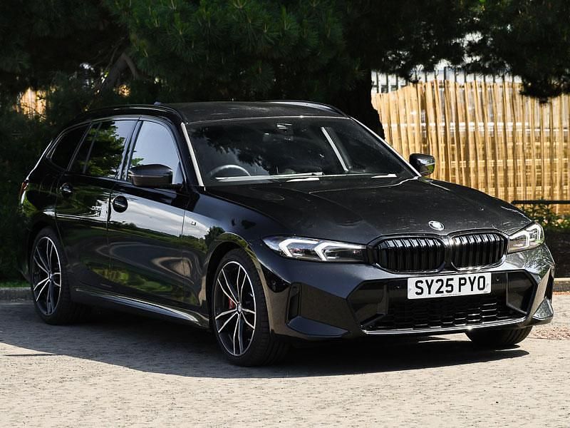 Black Used 2025 BMW 320 M Sport Estate | £34,498 (A bit pricey) - Image 1/4