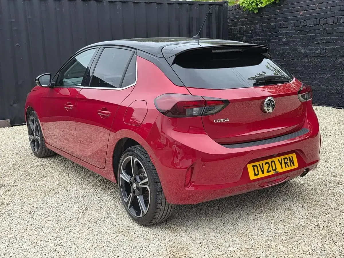 Used Vauxhall Corsa Elite 100 HP (73 kW) 2020 Red Hatchback