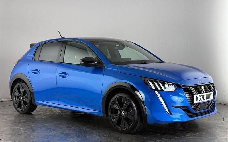 Used Peugeot 208 GT-line 131 HP (96 kW) 2020 Blue Hatchback
