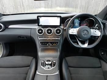 Used Mercedes C200 AMG line 184 HP (135 kW) 2019 White Coupe