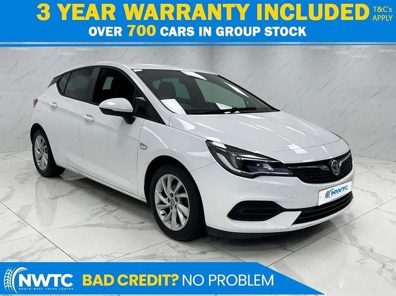 Used Vauxhall Astra S 110 HP (80 kW) 2020 White Hatchback