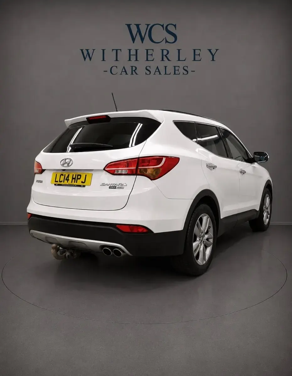 Used Hyundai Santa Fe Premium SE 194 HP (142 kW) 2014 White SUV
