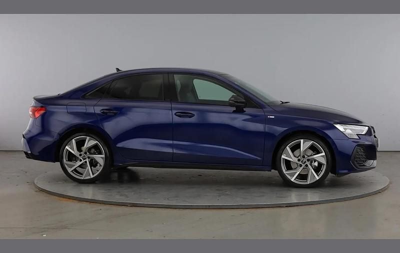 Used Audi A3 Black Edition 150 HP (110 kW) 2025 Blue Sedan