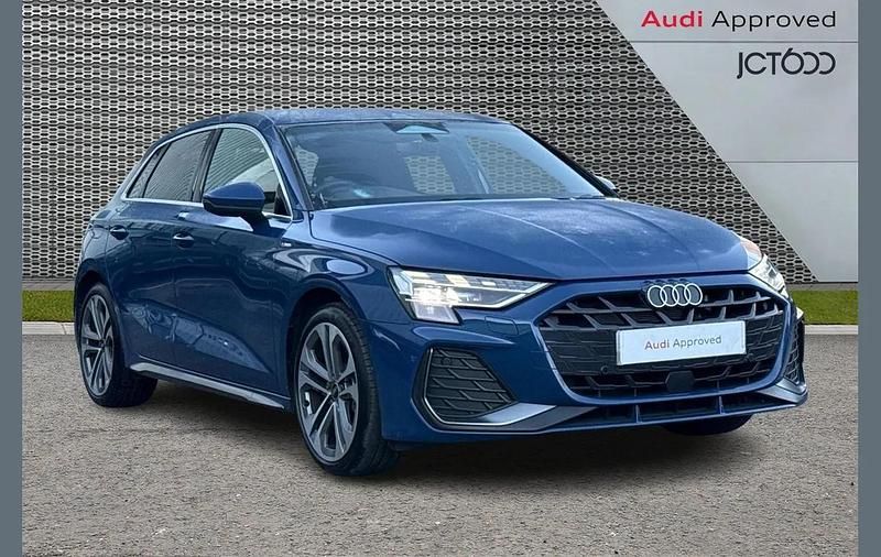 Used Audi A3 S-Line 147 HP (108 kW) 2025 Blue Hatchback