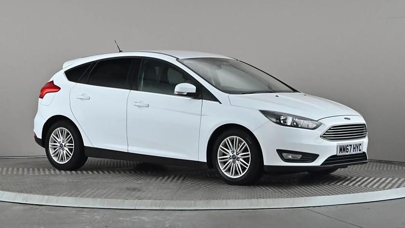 White Used 2018 Ford Focus Zetec Hatchback | £7,998 (Good price) - Image 1/4