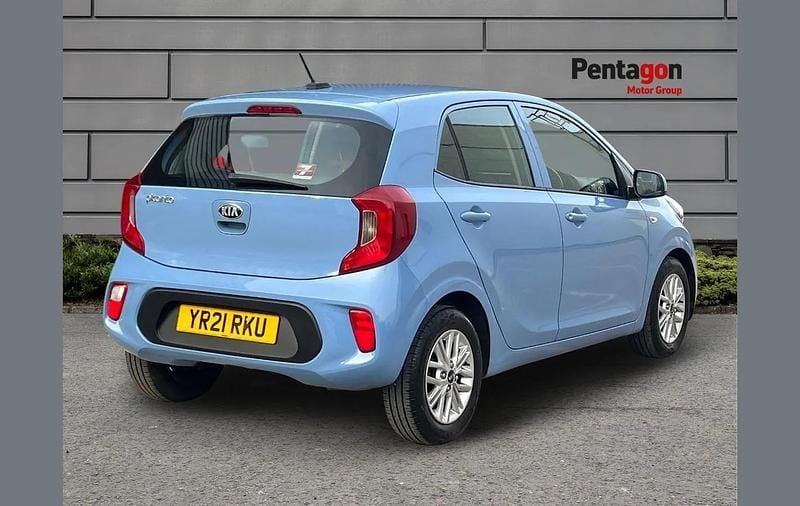 Used Kia Picanto 65 HP (47 kW) 2021 Blue Hatchback