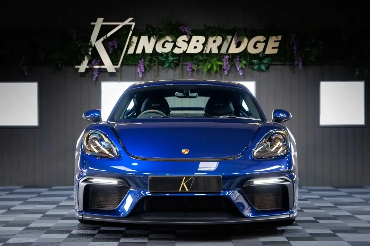 Used Porsche 718 420 HP (308 kW) 2021 Blue Coupe