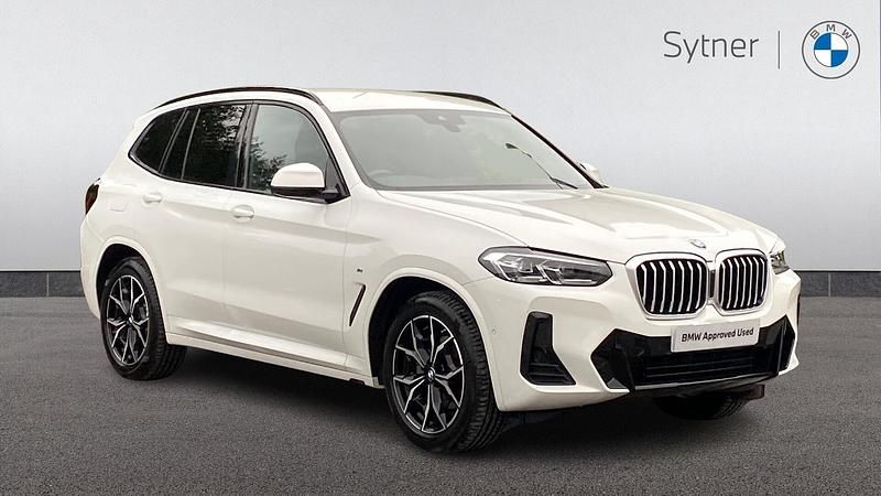 White Used 2023 BMW X3 M Sport SUV | £35,750 (Good price) - Image 1/4