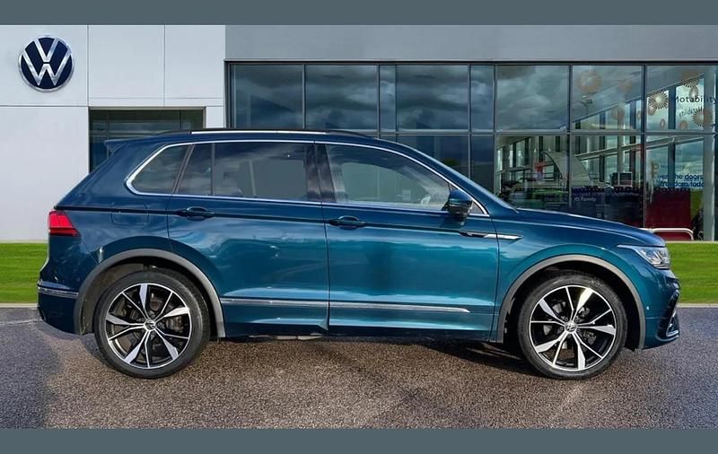 Used VW Tiguan R-line 150 HP (110 kW) 2022 Blue SUV