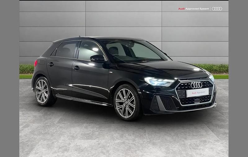 Myth black metallic Used 2019 Audi A1 S-Line Hatchback | £16,844 (Fair price) - Image 1/4