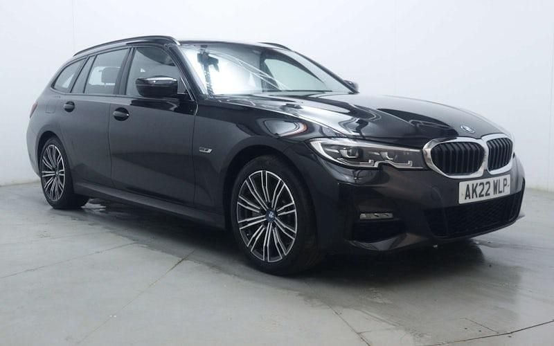 Used BMW 330e M Sport 292 HP (214 kW) 2022 Black Estate
