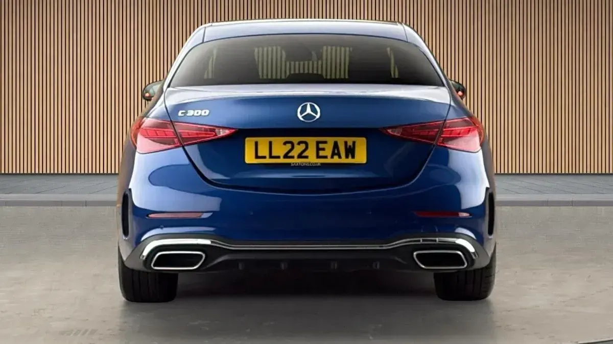 Used Mercedes C300e AMG line 2022 Spectral blue Sedan