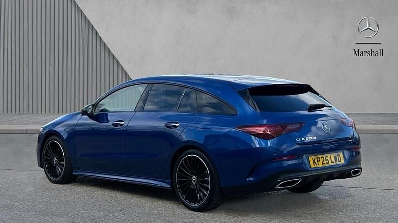 Used Mercedes CLA220 AMG Line Premium Plus 190 HP (139 kW) 2025 Blue Sedan