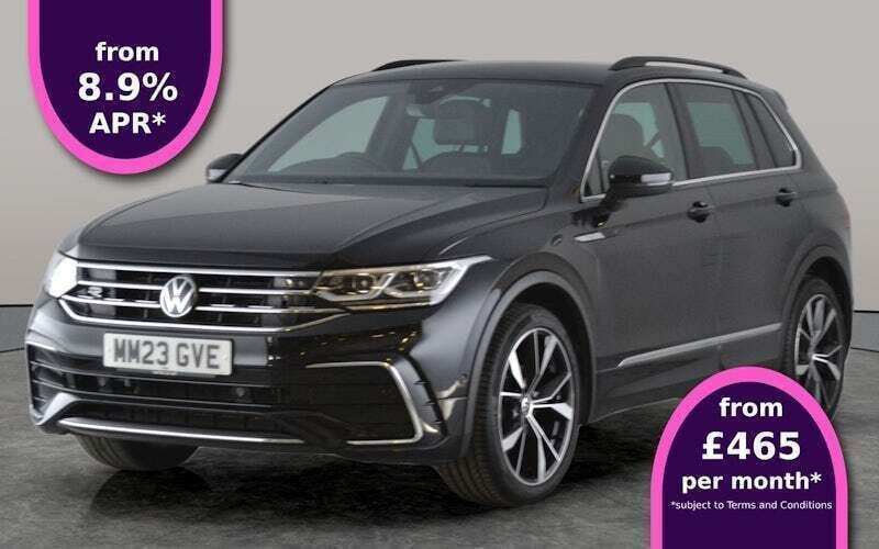 Black Used 2023 VW Tiguan R-line SUV | £29,477 (Fair price) - Image 1/3