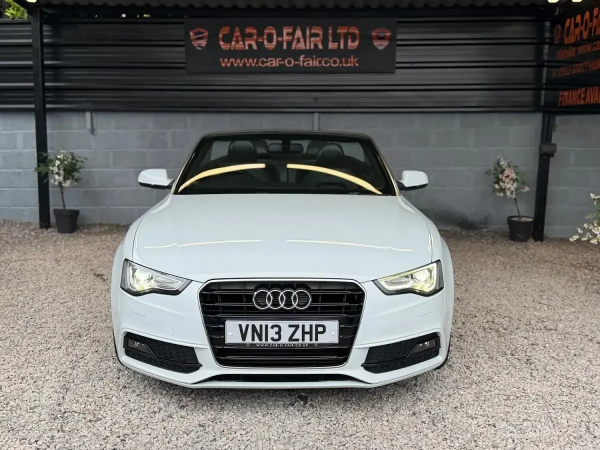 Used Audi A5 Cabriolet S-Line 2013 White Cabriolet