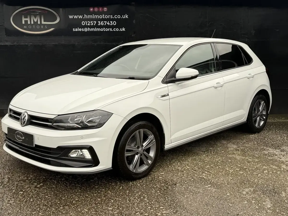 Usado VW Polo R-line 95 HP (69 kW) 2019 Branco Citadino
