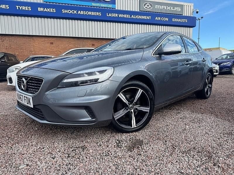 Grey Used 2018 Volvo V40 R-Design Hatchback | £9,691 (Fair price) - Image 1/4