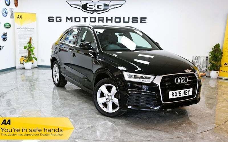 Black Used 2016 Audi Q3 S-Line SUV | £12,985 (Fair price) - Image 1/4