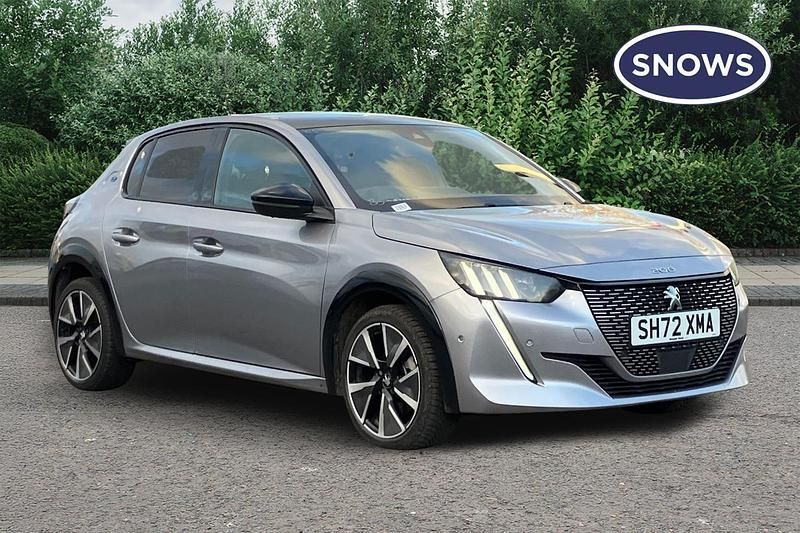 Used Peugeot e-208 GT 100 kW (136 HP) 2022 Grey Hatchback