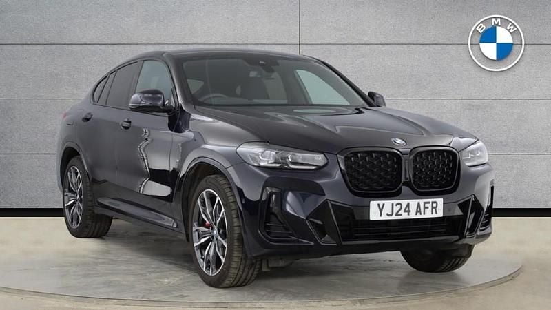 Black Used 2024 BMW X4 M Sport SUV | £42,899 (Good price) - Image 1/4