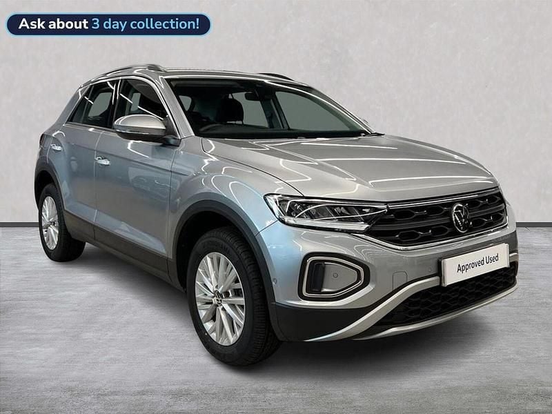 Silver Used 2022 VW T-Roc Life SUV | £21,963 (Fair price) - Image 1/4