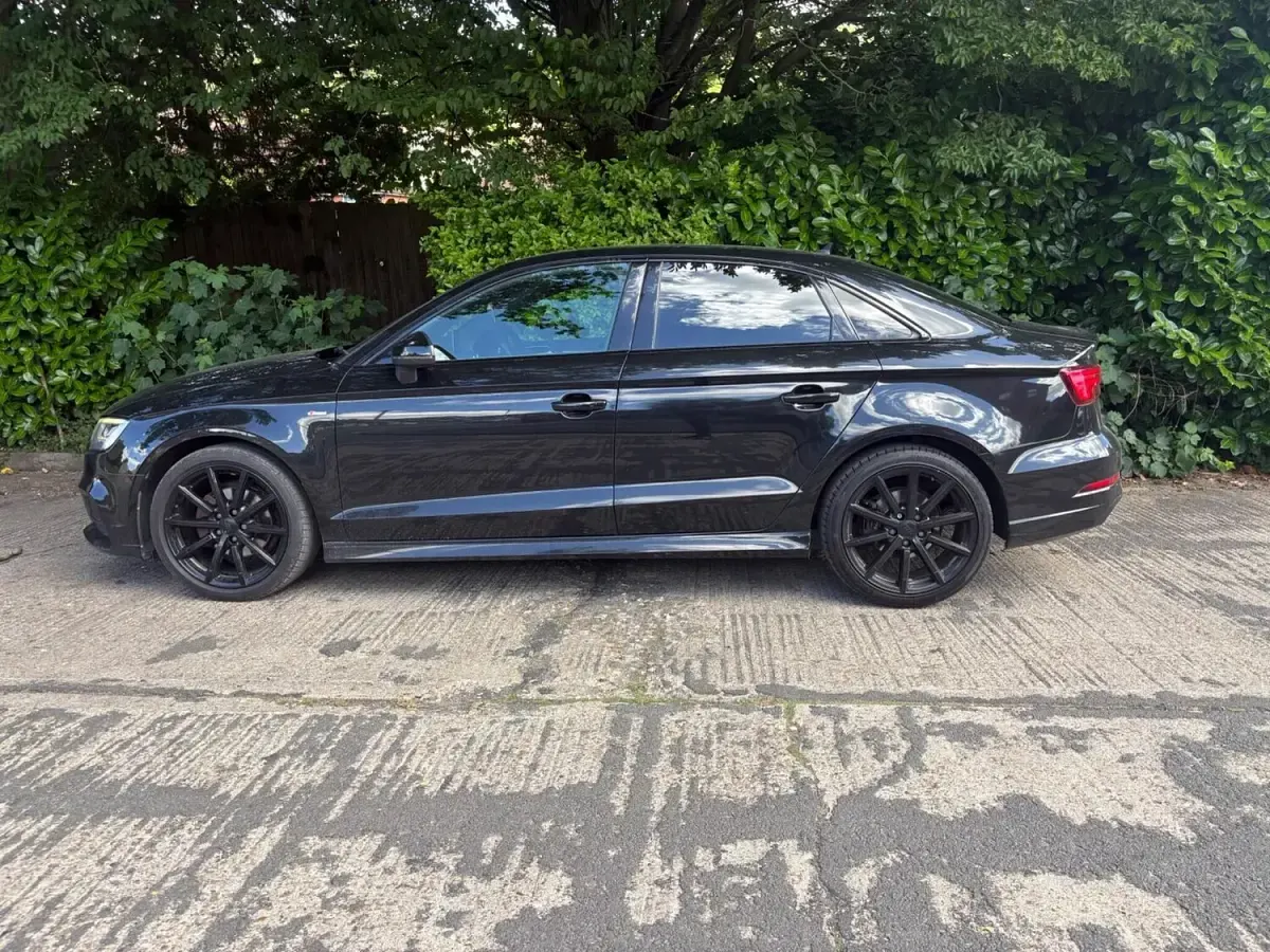 Used Audi A3 Black Edition 150 HP (110 kW) 2018 Black Sedan