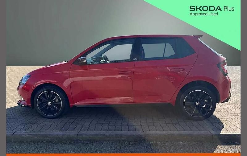 Used Skoda Fabia Monte Carlo 108 HP (79 kW) 2016 Corrida red Hatchback