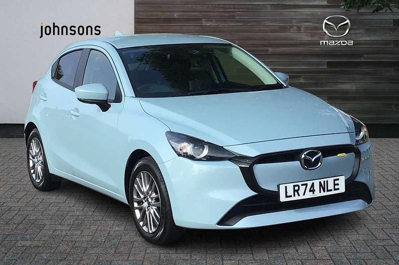 Blue Used 2024 Mazda 2 Exclusive-Line Hatchback | £16,670 (Fair price) - Image 1/4
