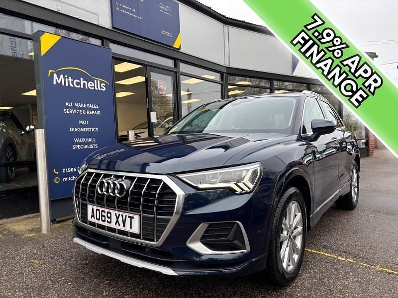 Blue Used 2019 Audi Q3 Sport SUV | £18,395 (Fair price) - Image 1/4