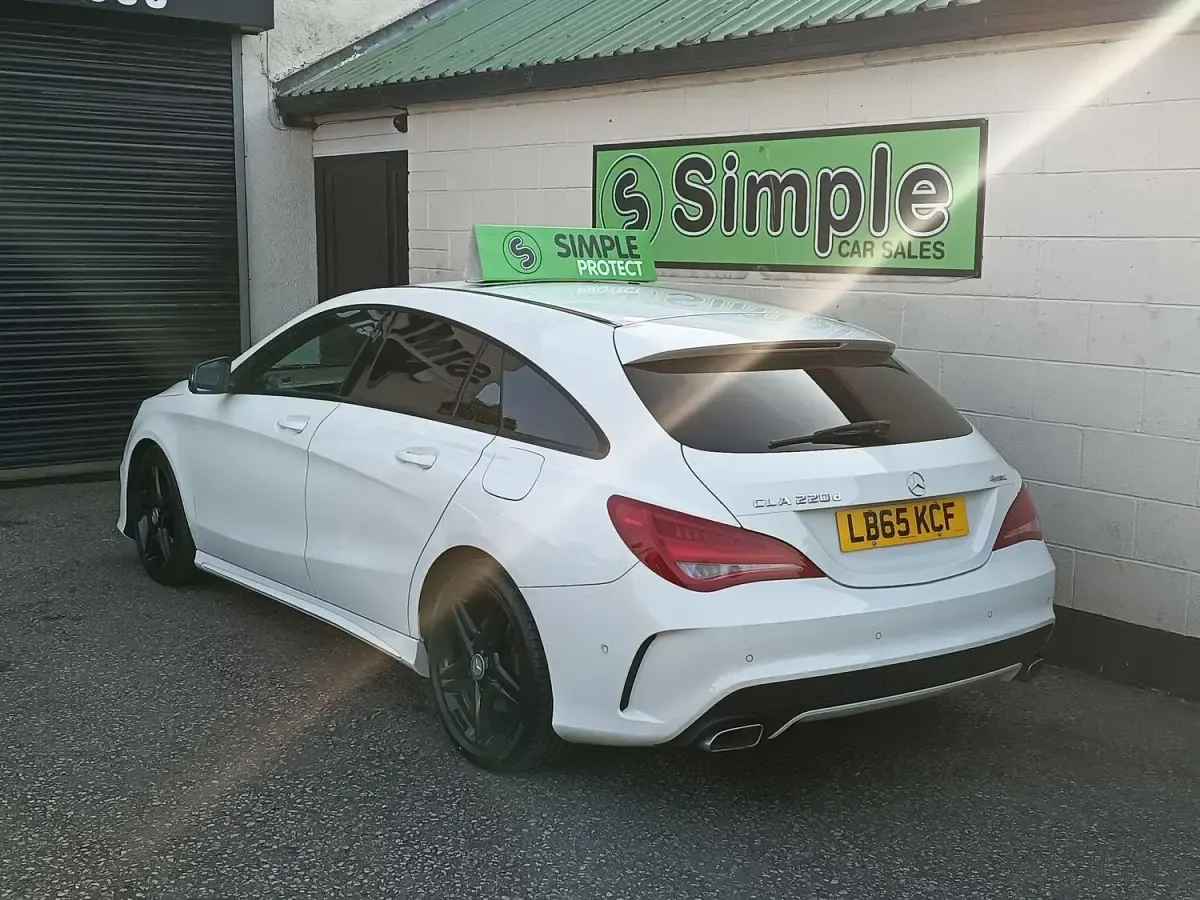 Used Mercedes CLA220 AMG 177 HP (130 kW) 2016 White Coupe