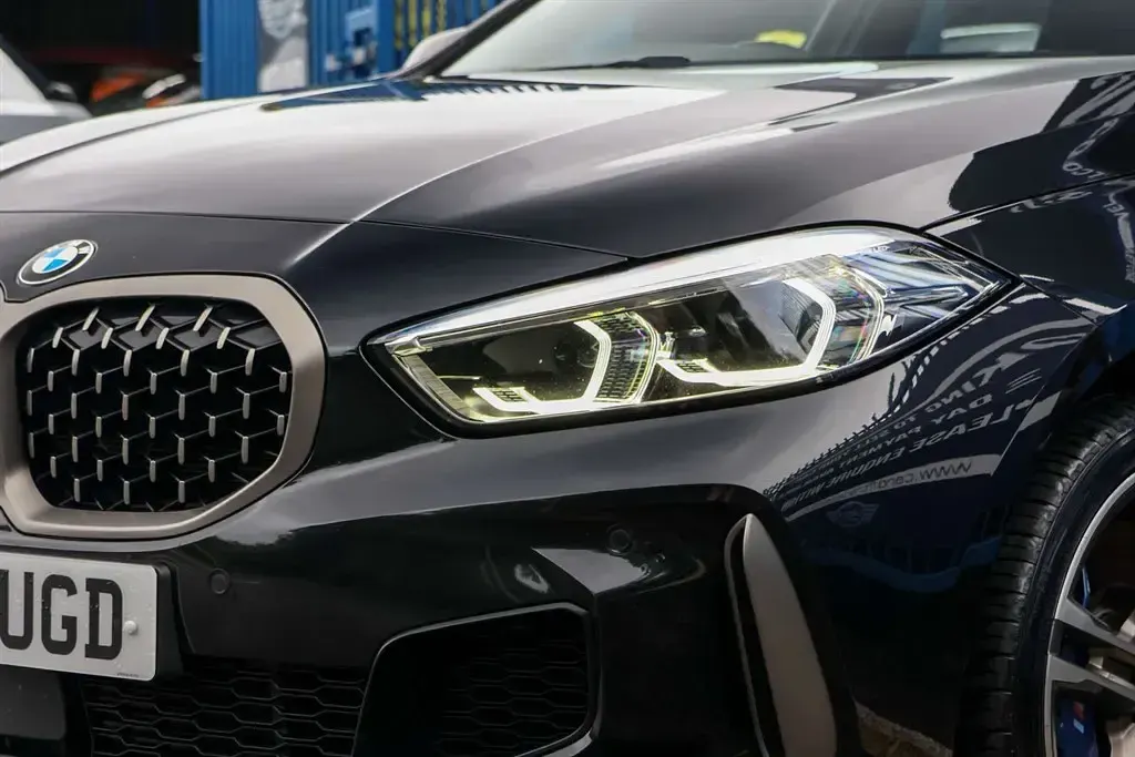 Used BMW M135 Sport Line 306 HP (225 kW) 2022 Black Hatchback