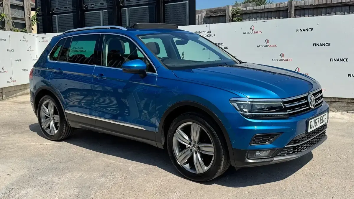 Used VW Tiguan SEL 150 HP (110 kW) 2017 Blue SUV