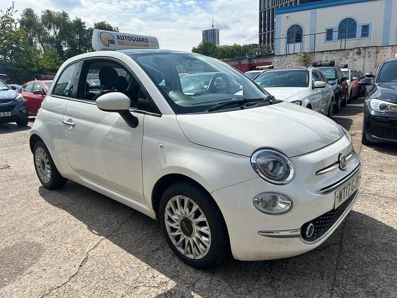 White Used 2017 Fiat 500 Lounge Hatchback | £3,990 (Fair price) - Image 1/2