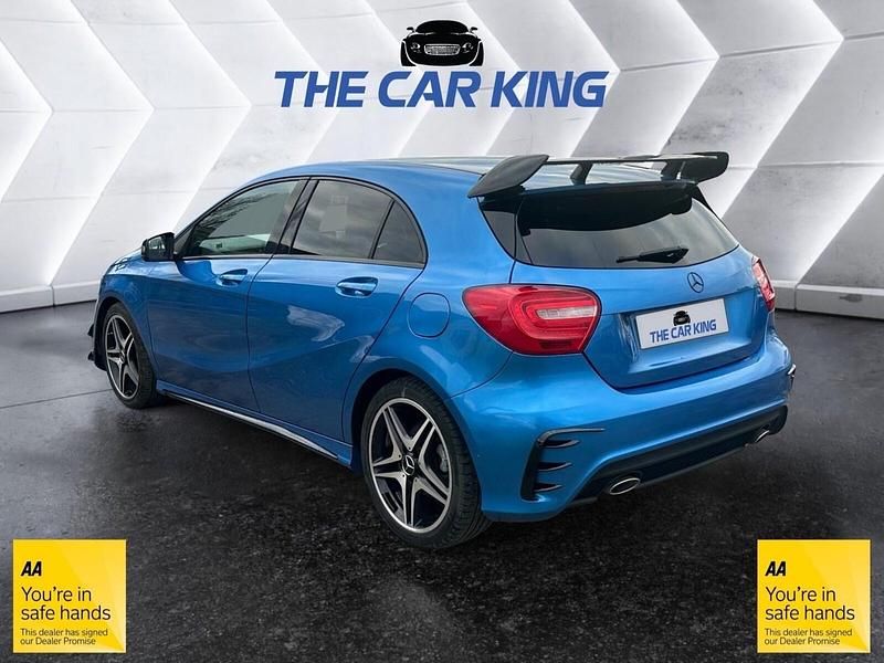Used Mercedes A200 AMG 136 HP (100 kW) 2014 Blue Hatchback