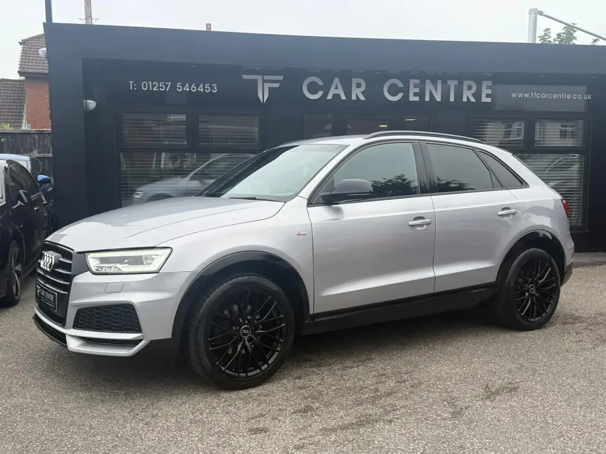 Used Audi Q3 Black Edition 150 HP (110 kW) 2018 Silver SUV