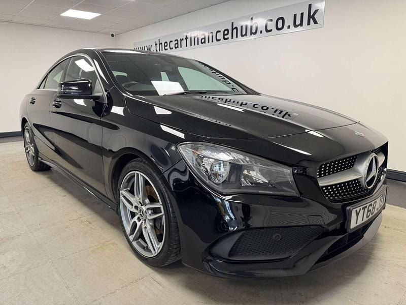 Used Mercedes CLA180 AMG line 122 HP (89 kW) 2018 Black Sedan