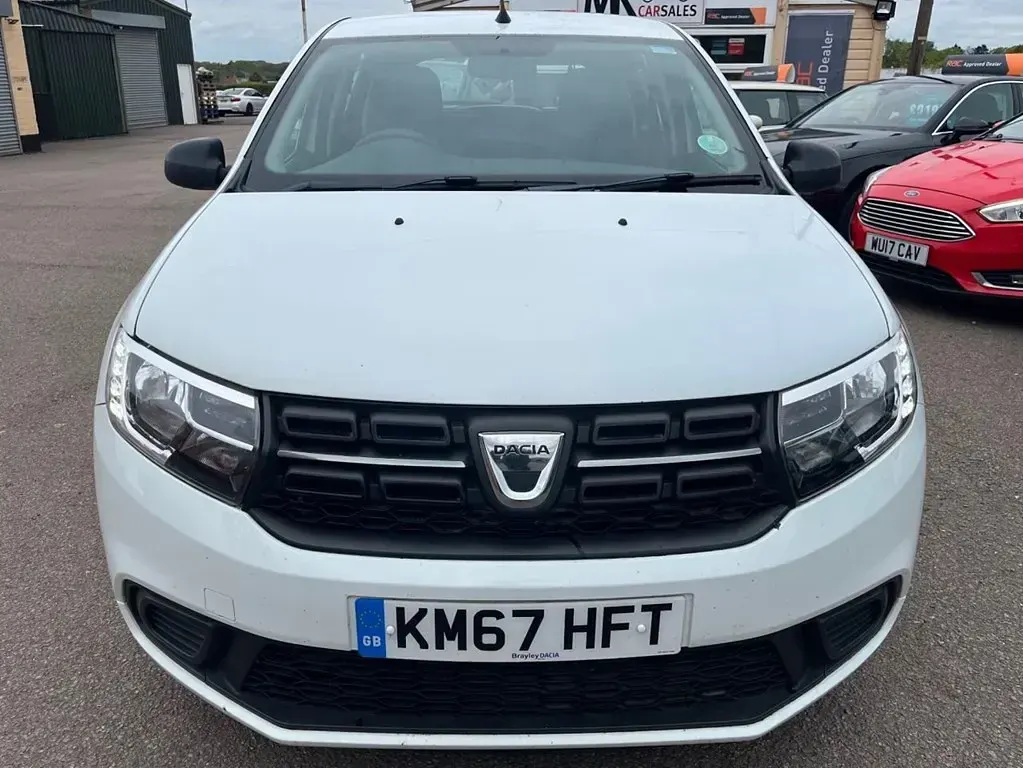 Begagnad Dacia Sandero Ambiance 75 HK (55 kW) 2017 Vit Halvkombi