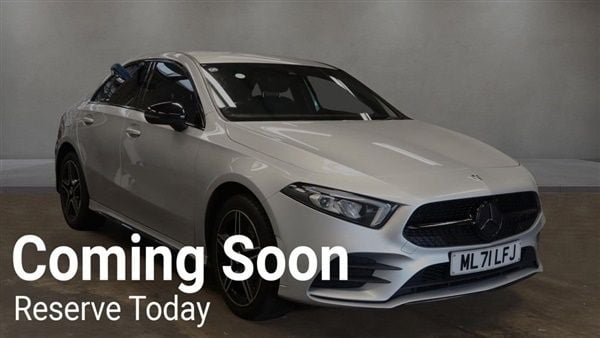 Silver Used 2022 Mercedes A250 AMG line Sedan | £21,359 (Expensive) - Image 1/1