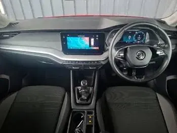 Used Skoda Octavia SE Technology 110 HP (80 kW) 2021 Red Hatchback
