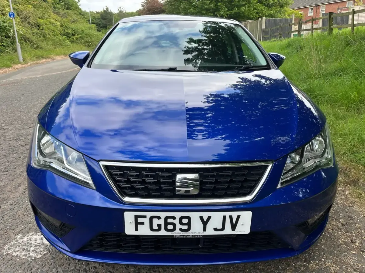 Begagnad Seat Leon SE Dynamic 115 HK (84 kW) 2019 Blå Halvkombi