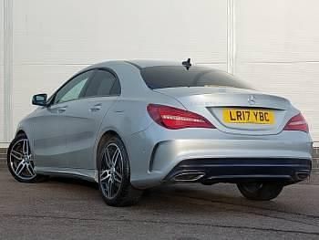 Used Mercedes CLA220 AMG line 177 HP (130 kW) 2017 Silver Sedan