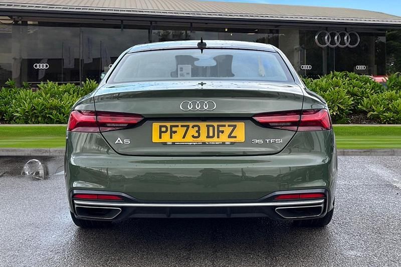 Used Audi A5 Sport 245 HP (180 kW) 2023 Green Coupe