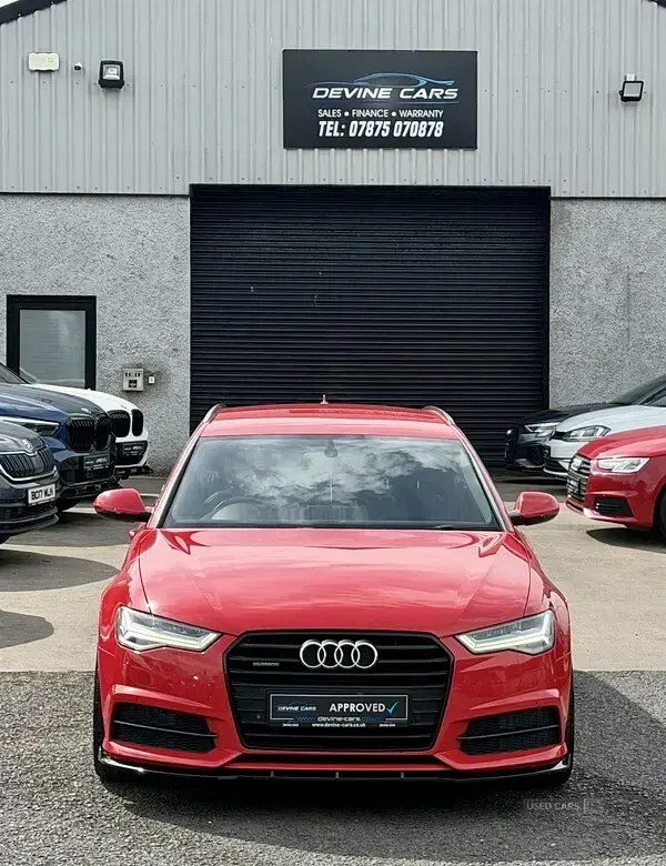 Used Audi A6 Black Edition 272 HP (200 kW) 2016 Red Estate