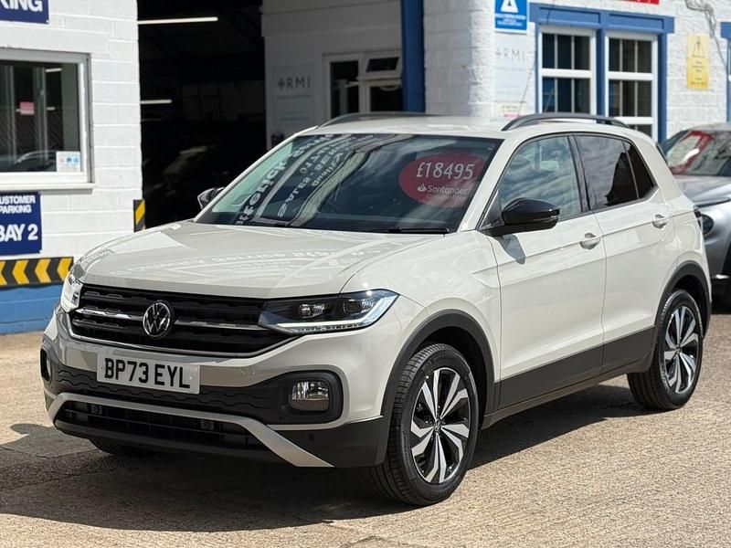 Ascot grey Used 2024 VW T-Cross Black Edition SUV | £18,495 (Fair price) - Image 1/4