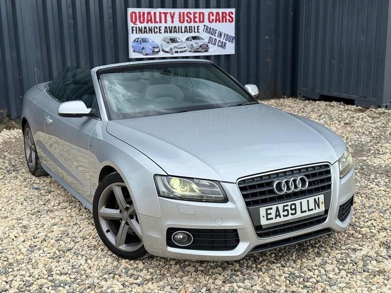 Silver Used 2009 Audi A5 Cabriolet S-Line Cabriolet | £3,990 (Fair price) - Image 1/4